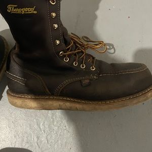Thorogood moc toe boots